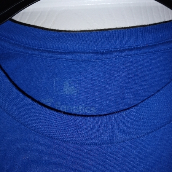 Fanatics mlb Chicago cubs 2016 world series blue tee shirt - Picture 3 of 5